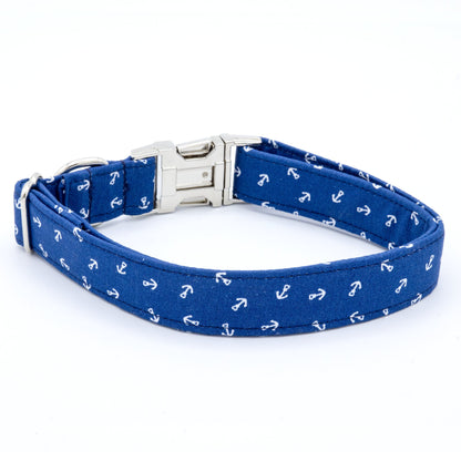 Anchor Dog Collar - Boat Dog Collar - Craft Designs By Kenz Collar Set