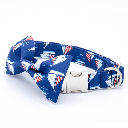 Boat Dog Collar - Craft Designs By Kenz - Bowtie - 