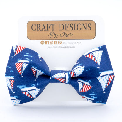 Boat Dog Collar - Craft Designs By Kenz - Bowtie - 