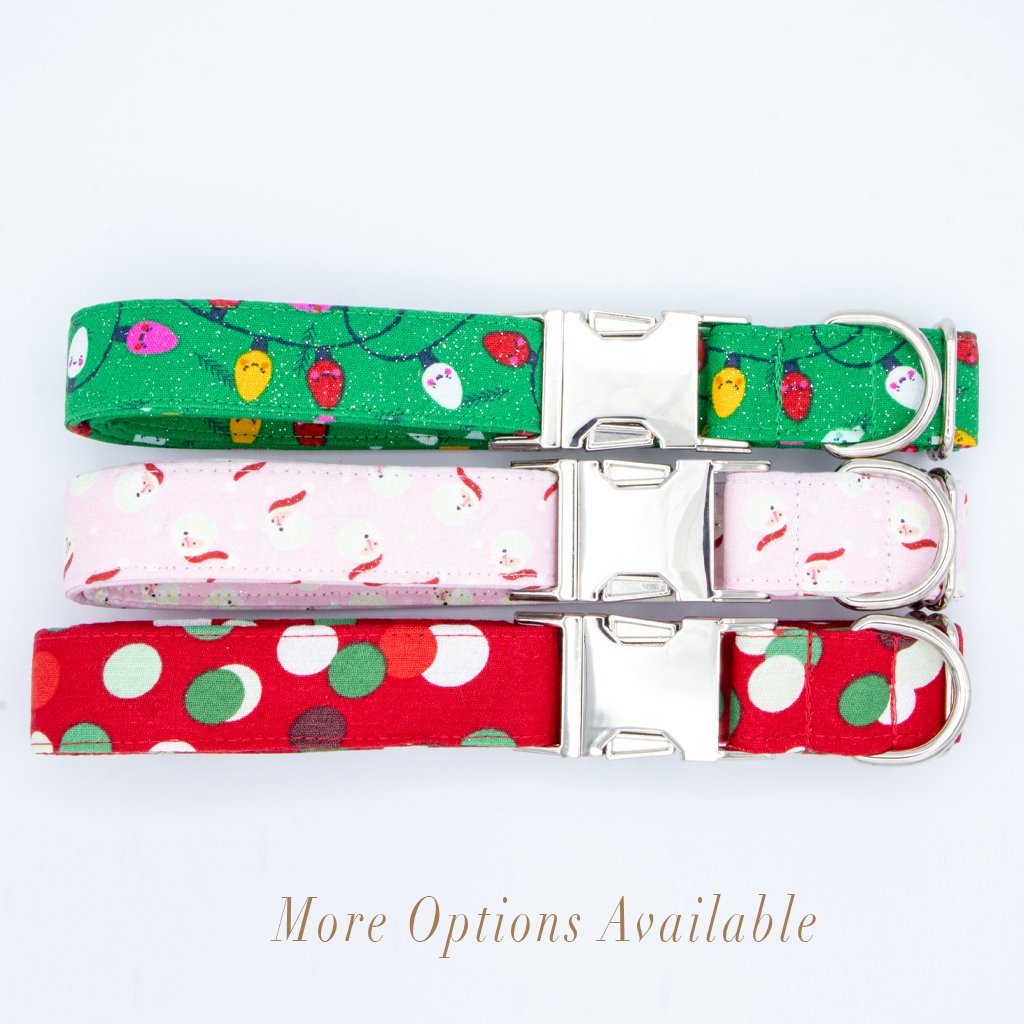 Christmas Dog Collar Set - Craft Designs By Kenz - XS - Collar Set