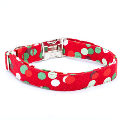 Christmas Dots Collar Set - Craft Designs By Kenz - XS - Collar Set