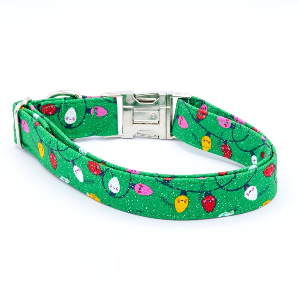 Christmas Light Dog Collar Set - Craft Designs By Kenz Collar Set