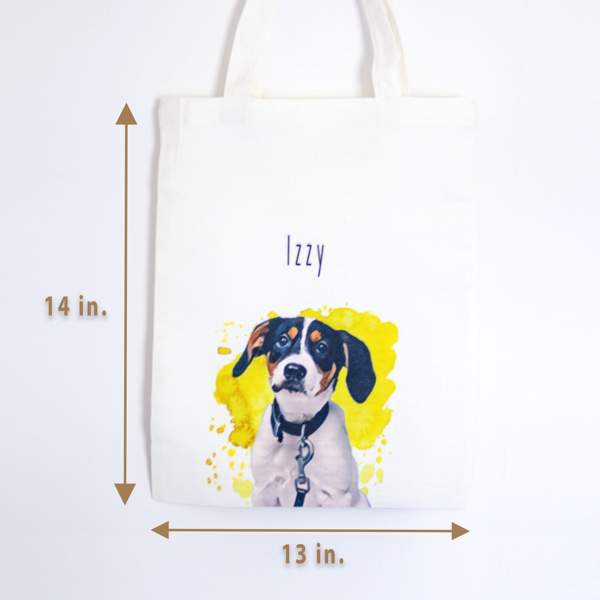 Custom Pet Tote Bag - Craft Designs By Kenz - Personalized Tote Bag - Dog Tote Bag