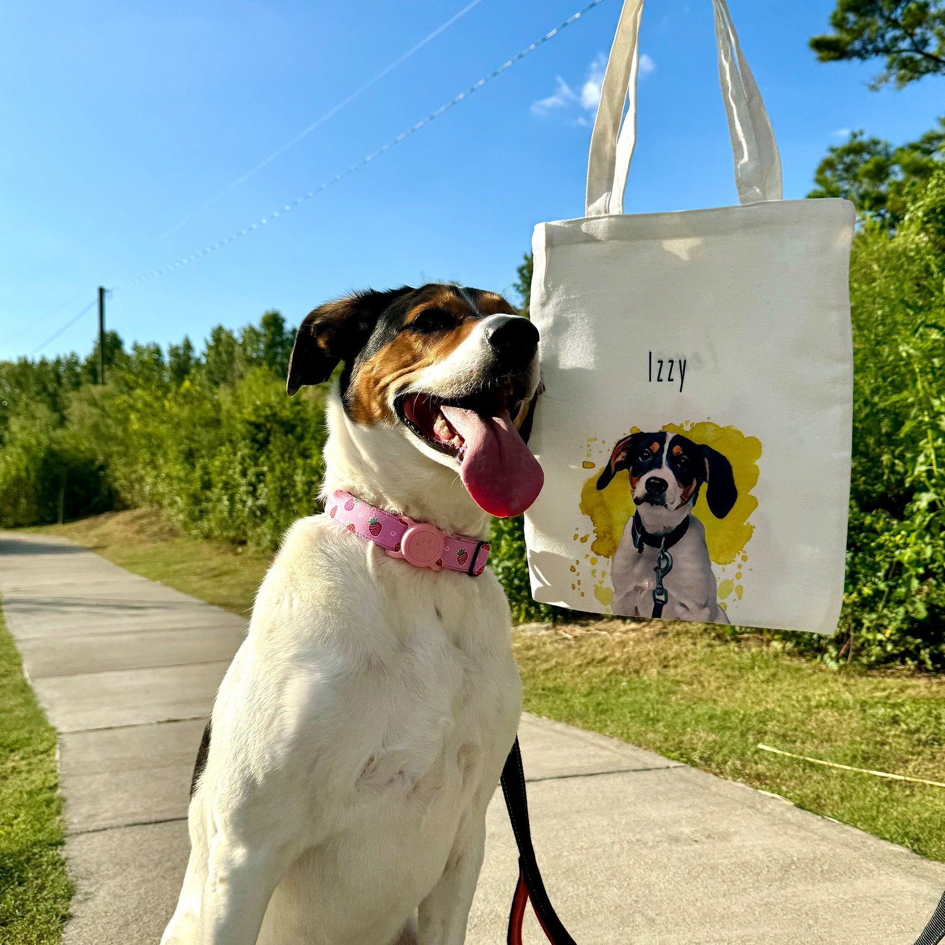 Custom Pet Tote Bag - Craft Designs By Kenz - Personalized Tote Bag - Dog Tote Bag