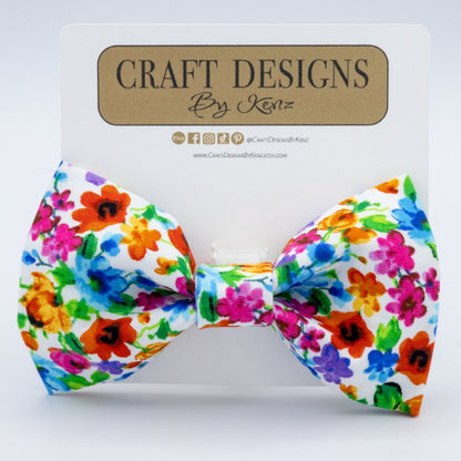 Floral Collar Set - Bridal Dog Collar - Craft Designs By Kenz - XS - Collar Set