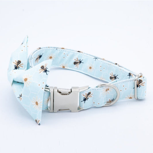 Flowers and Bees Collar Set - Craft Designs By Kenz - XS - Collar Set