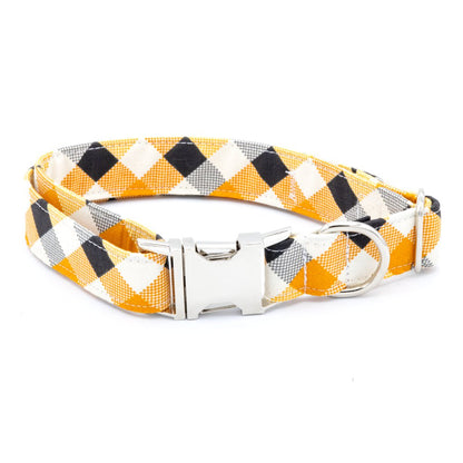 Halloween Checkered Dog Collar - Craft Designs By Kenz Collar Set