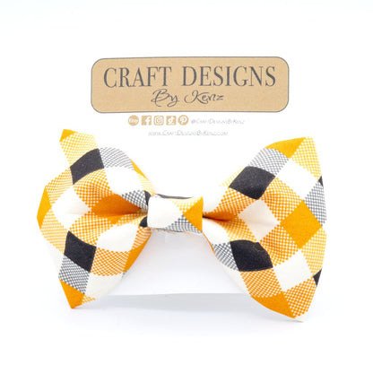 Halloween Checkered Dog Collar - Craft Designs By Kenz Collar Set